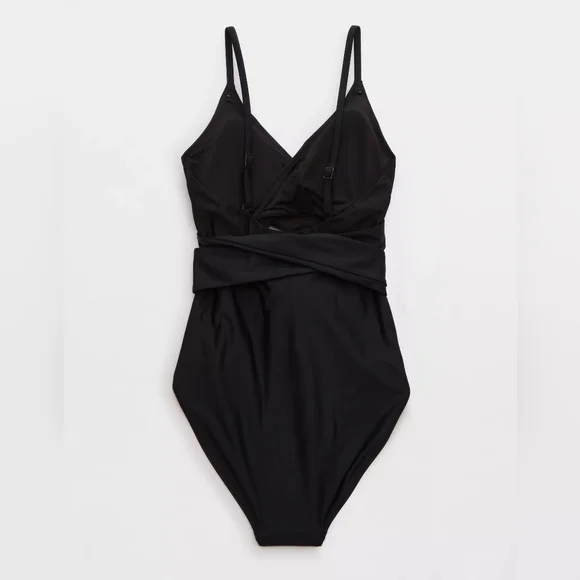 Aerie Wrap Full Coverage One Piece Swimsuit - Picture 2 of 7